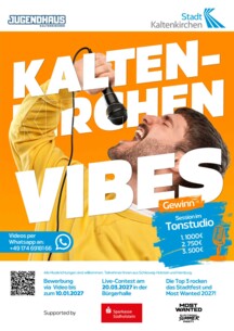 Musiktalente gesucht - Kaltenkirchen Vibes geht in die zweite Runde