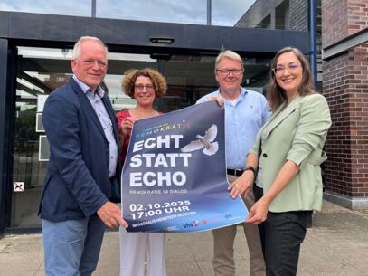 „Echt statt Echo – Demokratie im Dialog“ „Langen Nacht der Demokratie“ am 2. Oktober