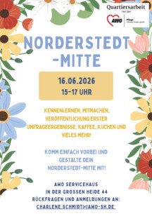 Norderstedt-Mitte mitgestalten: Quartiersarbeit lädt zum Kennenlernen und Mitmachen ein