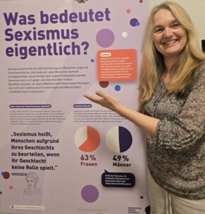 Ausstellungseröffnung  „Gemeinsam gegen Sexismus“