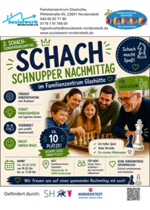 Schach macht Spaß: Familienzentrum Glashütte lädt zum 2. Schnuppernachmittag ein