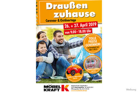 Sommeraussichten bei MÖBEL KRAFT: Die Caravan- & Outdoortage