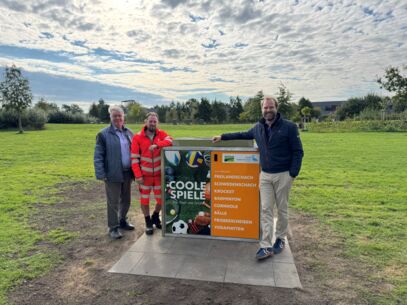 Coole Spiele in der Spiel- und Sportbox im Flottmoorpark
