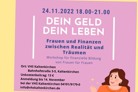 Workshop zur Finanzkompetenz von Frauen für Frauen