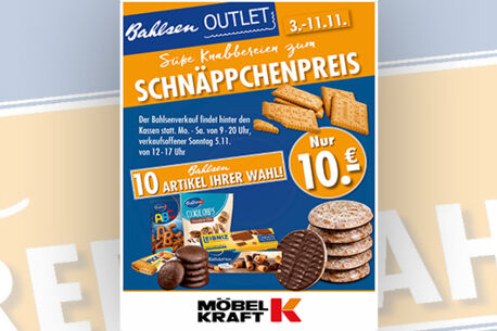 Süße Knabbereien zum Schnäppchenpreis