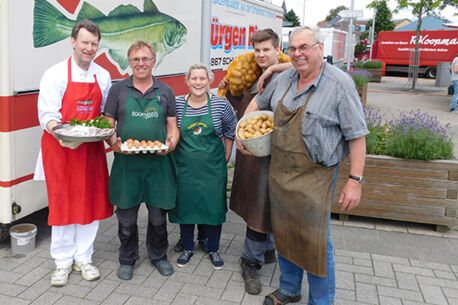 Besondere Kostprobe auf dem Wochenmarkt Kaltenkirchen