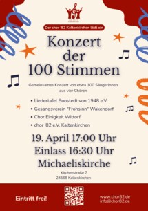 „Konzert der 100 Stimmen“ in der Michaeliskirche