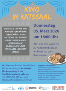 Französischen Tragikomödie beim Kino im Ratssaal