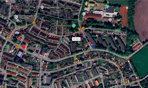 Bauarbeiten in Schützenstraße und Grenzweg starten