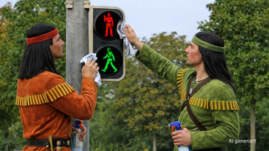 Grünes Licht für den Häuptling - Kommt bald das Indianerampelmännchen?