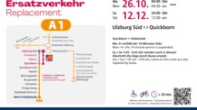 A1 zwischen Ulzburg Süd und Quickborn bis Dezember gesperrt