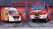 Blaulichtmeile beim 112-jährigen Jubiläum der Berufsfeuerwehr Neumünster