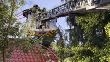 Blitzeinschlag löst Dachstuhlbrand aus