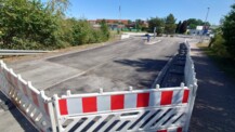 Der Kreisel im Justus-von-Liebig-Ring früher eröffnet als geplant
