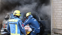 Feuer, Explosionen, eingestürzte Mauern: THW Kaltenkirchen probt den Ernstfall