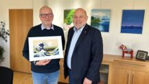 Kunst im Rathaus: Neue Arbeiten von Edwin Zaft