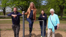 famila macht`s möglich: Neue Spielgeräte im Freizeitpark