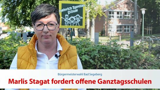 Marlis Stagat fordert offene Ganztagsschulen