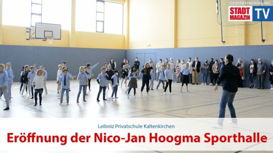 Feierliche Eröffnung der Nico-Jan Hoogma Sporthalle