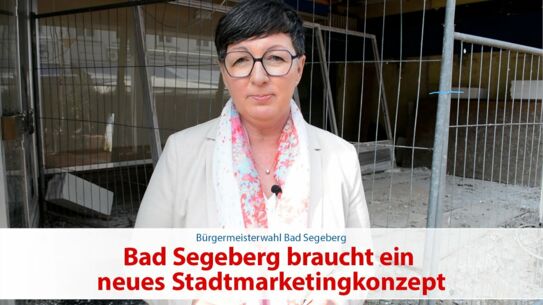 Marlis Stagat: Bad Segeberg braucht ein neues Stadtmarketingkonzept