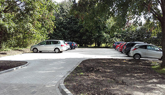 Parkplatz an der Grundschule Flottkamp erweitert