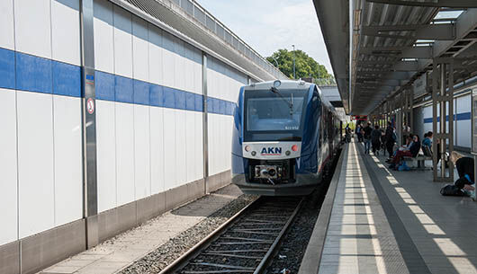 AKN Bahnhof Bönningstedt bereits ab 22.07.2023 wieder in Betrieb