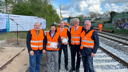 S-Bahn kommt nach Quickborn: AKN beginnt Elektrifizierung der neuen Strecke