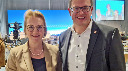 Ole Plambeck und Melanie Bernstein wieder in den CDU-Landesvorstand gewählt