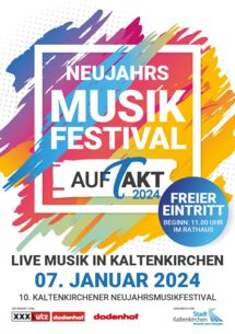 AufTakt 2024 –  Live Musik in Kaltenkirchen am 07.01.2024