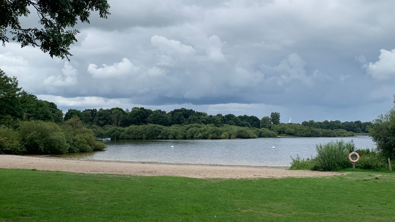 Der Einfelder See in Neumünster