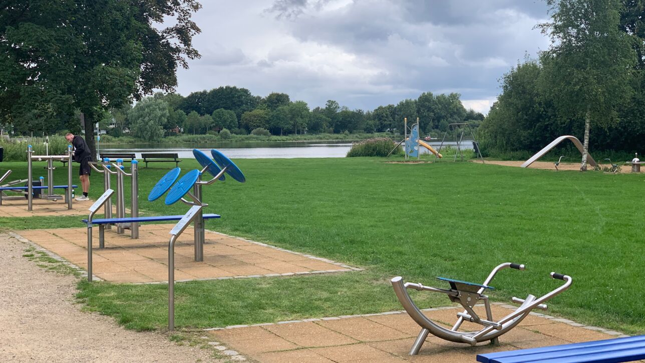 Der Einfelder See in Neumünster