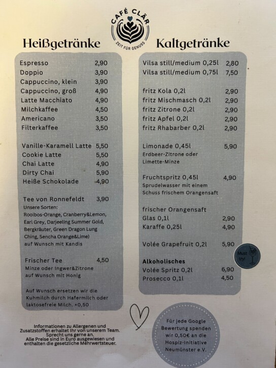 Die Bewertungen stimmen: Das Frühstück im Café Clär ist einfach Spitzenklasse!