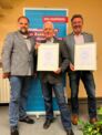 Silberne Ehrennadeln für zwei verdiente Handwerkwerksmeister