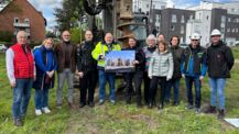 Erster Rammschlag: Baubeginn der neuen Polizeiwache in Zentrumsnähe
