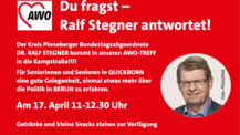 „Du fragst – Ralf Stegner antwortet“ bei der AWO Quickborn