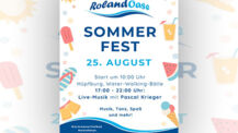 Attraktionen für Groß und Klein beim Sommerfest in der RolandOase am 25. August