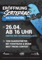 Eröffnung des Skateparks in Kaltenkirchen am 26. April