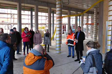 Halbzeit bei der Rathauserweiterung 