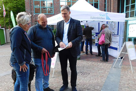 Infostand zum Tag der Städtebauförderung war gut besucht