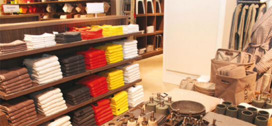 Freie Sicht auf die Heimtextilien