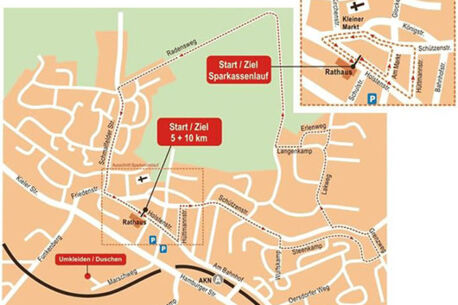 Straßensperrungen für den  Kaltenkirchener Stadtlauf