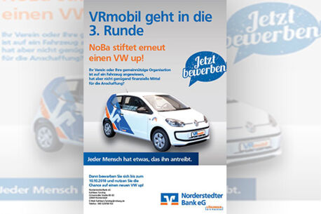 Norderstedter Bank eG stiftet erneut einen VW up!