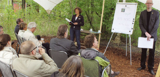 Netzwerken unter freiem Himmel