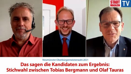 Das sagen die Kandidaten zum Ergebnis: Stichwahl zwischen Tobias Bergmann und Olaf Tauras