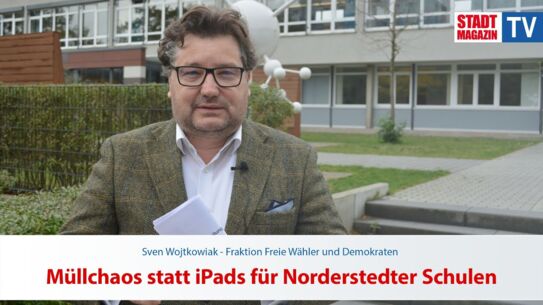 Müllchaos statt iPads für Norderstedter Schulen