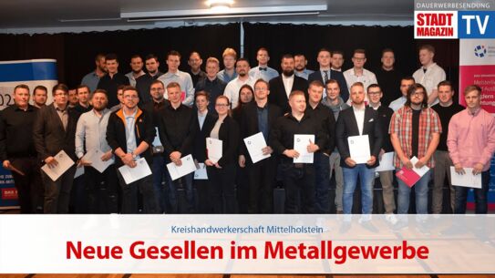 Neue Gesellen im Metallgewerbe