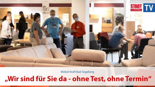 „Wir sind für Sie da - ohne Test, ohne Termin“