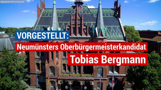 Neumünsters Oberbürgermeisterkandidat Tobias Bergmann