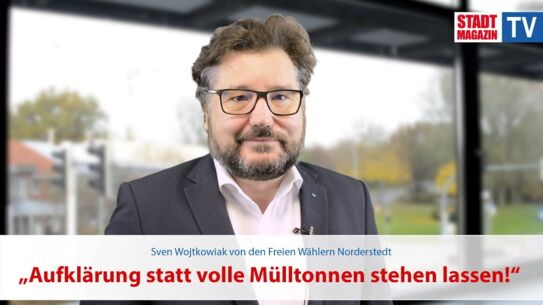 „Aufklärung statt volle Mülltonnen stehen lassen!“