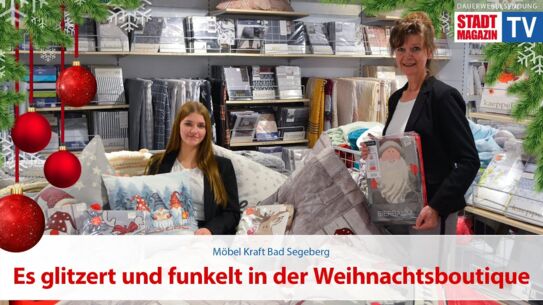 Es glitzert und funkelt in der Weihnachtsboutique